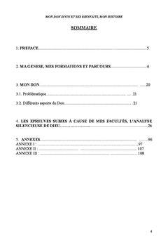 Mon Don Divin Et Ses Bienfaits, Réalités