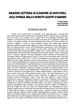 Grande lettera di Ilarione ai suoi figli