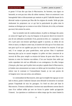 Le prêtre: pasteur ou passeur?