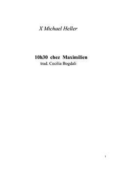 10.30 chez Maximilien