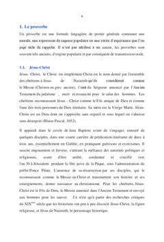 Les Proverbes de Jésus- Christ : Coaching et / ou Motivation