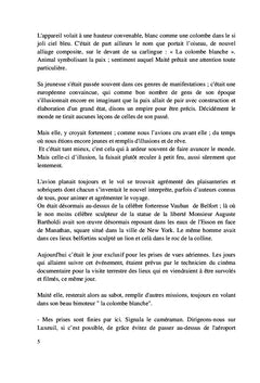 Le vol de la Colombe