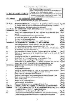 La Mission de Jésus-Christ