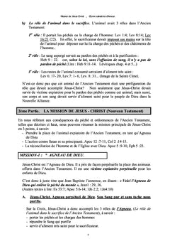 La Mission de Jésus-Christ