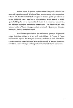 De la JIF à la journée de la mère