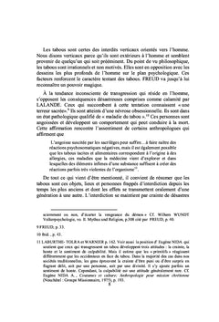 Les tabous et vie chrétienne en milieu africain