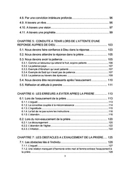 L'exaucement de nos prières