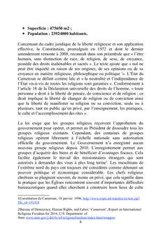 Le dialogue entre les religions dans la Région du Centre-Cameroun