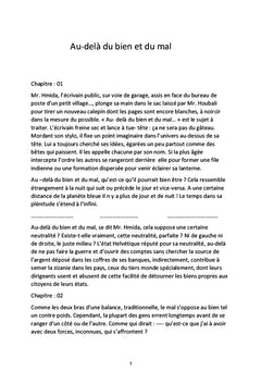 Au-delà du bien et du mal - Élévation spirituelle