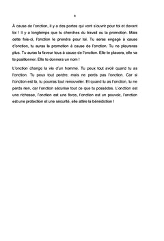 Connaître l'onction