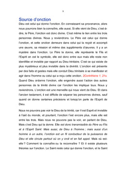 Connaître l'onction