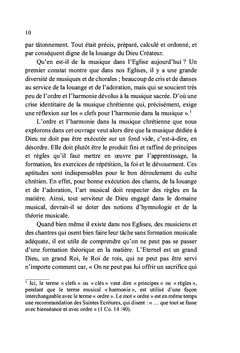 CLEFS POUR L'HARMONIE DANS LA MUSIQUE