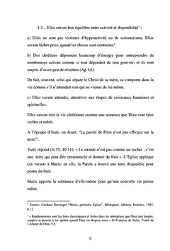MARIE, aujourd'hui