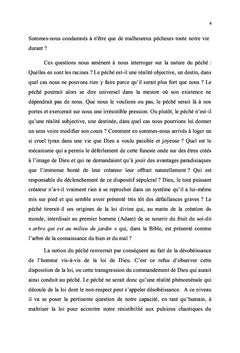 PhEnomEnologie du pEchE et perspectives du salut