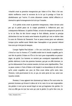 PhEnomEnologie du pEchE et perspectives du salut