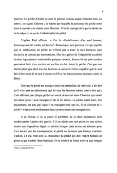 PhEnomEnologie du pEchE et perspectives du salut
