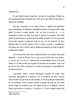 PhEnomEnologie du pEchE et perspectives du salut
