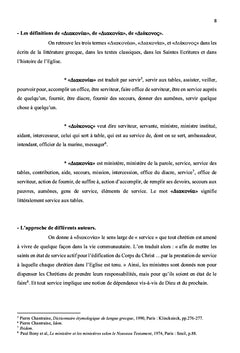 LA DIACONIE