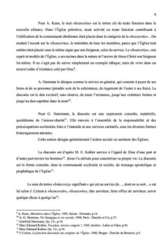LA DIACONIE
