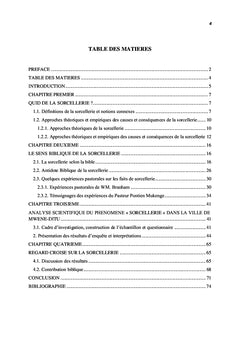 Sens et Contre Sens de la Sorcellerie