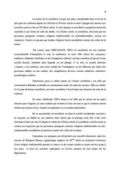 Sens et Contre Sens de la Sorcellerie