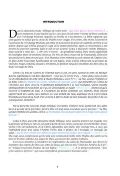 La Purification du Sanctuaire