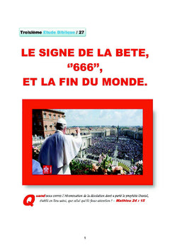 Le signe de la Bête, ''666'', et la fin du monde