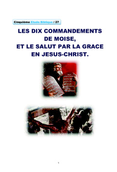 Les dix commandements de Moïse,
