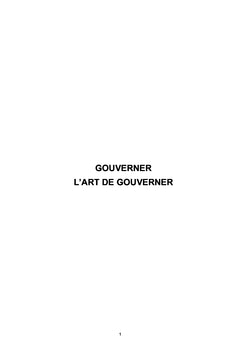 Gouverner