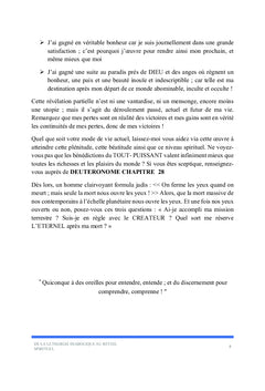 De la léthargie diabolique au réveil spirituel