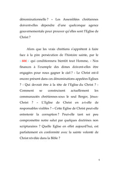 Le fonctionnement de l'église apostate