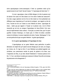 L'Apocalypse de Saint Jean