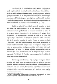 L'Apocalypse de Saint Jean