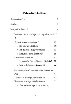 Pas d'erreur dans le choix du conjoint