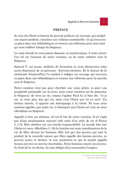 Appelés à être ses témoins