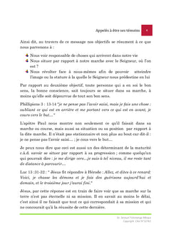 Appelés à être ses témoins