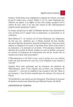 Appelés à être ses témoins