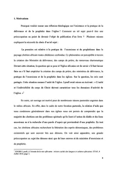 Exorcisme et prophétisme en Afrique: étude de cas de la Côte d'Ivoire