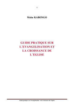 Guide pratique sur l'évangelisation et la croissance de l'église