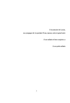 Au commencement...