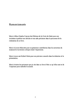 Au commencement...