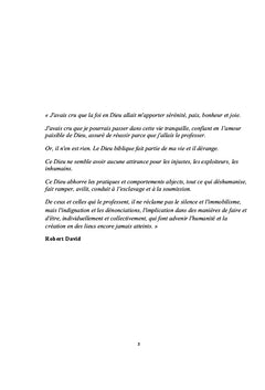 Au commencement...