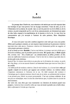 Au commencement...