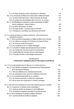 La conscience missionnaire de l'église