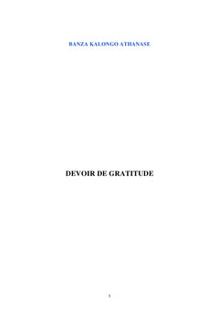 Devoir de gratitude