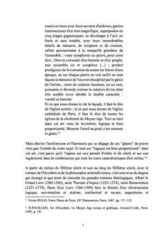 Les cathédrales gothiques, somme théologique