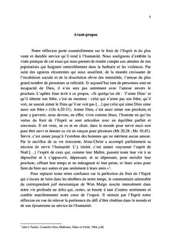Le fruit de l'Esprit au service de l'humanité