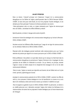 Impact de la communication évangélique dans une église locale