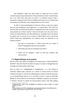 Impact de la communication évangélique dans une église locale