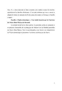 Famille"l'Eglise domestique":